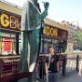 Scenes of London - Octavious with the statue of Sherlock Holmes on Baker Street