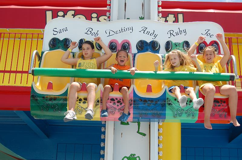 DSC_6764.JPG - Octavious enjoying a ride at The Fun Spot, Orlando