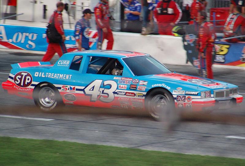 TheKing.jpg - "The King" Richard Petty - it was the 25th anniversary of his 200th win - so he drove his car for two laps ahead of the field for the race