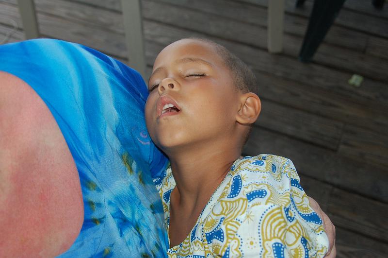 DSC_9453.JPG - Florida Keys - All the excitement gets to the little man....