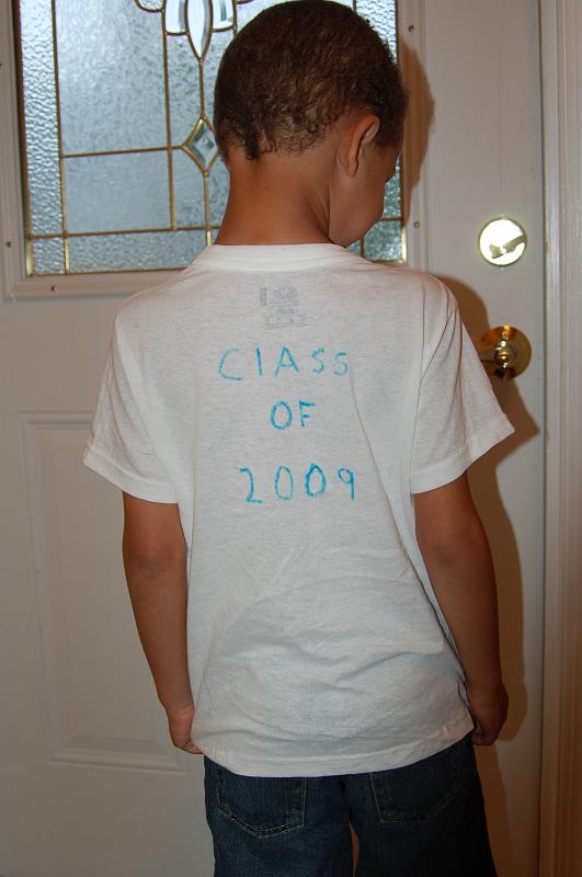 DSC_6878.JPG - Class of 2009 - The back of shirt they all signed