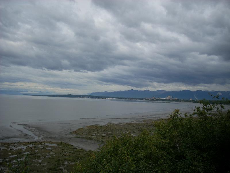 30.JPG - The city of Anchorage seen across the Cook Inlet, Alaska