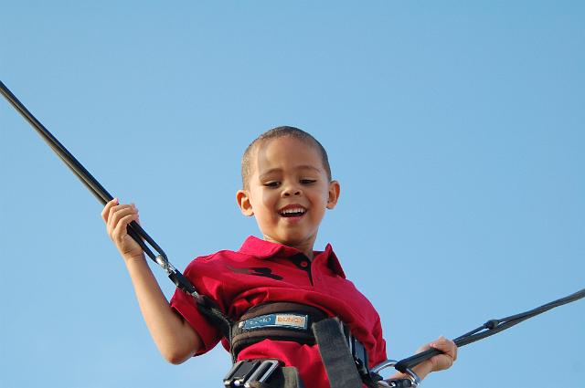 DSC_9662.JPG - Octavious on the kids bungee bounce