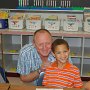 First day of school in the classroom