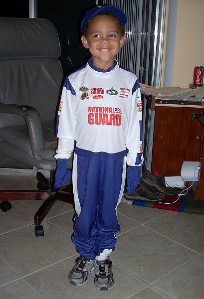 Halloween1.jpg - Octavious in his costume - Dale Earnhardt Jr