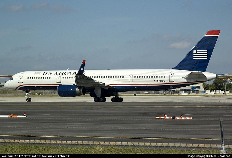 54506_1196969356.jpg - US Airways B757-200 taxiing out for departure from Ft Lauderdale International